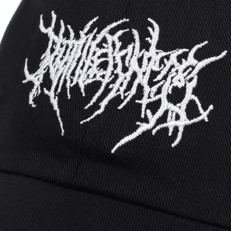 Gothic Street Punk Frauen Baseball Cap Cotton Fashion Embroidery Outdoor Black Sports Caps Men Women Hip Hop Snapback Dad Hats