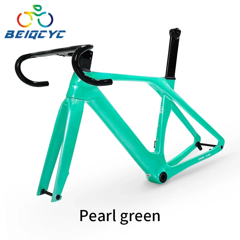 700C Carbon Road Bicycle Frame Flat-Mount Disc Brake BBT47 Fully Hidden Line Road Bike Frameset Mechanical&Di2 Race Bike Frame