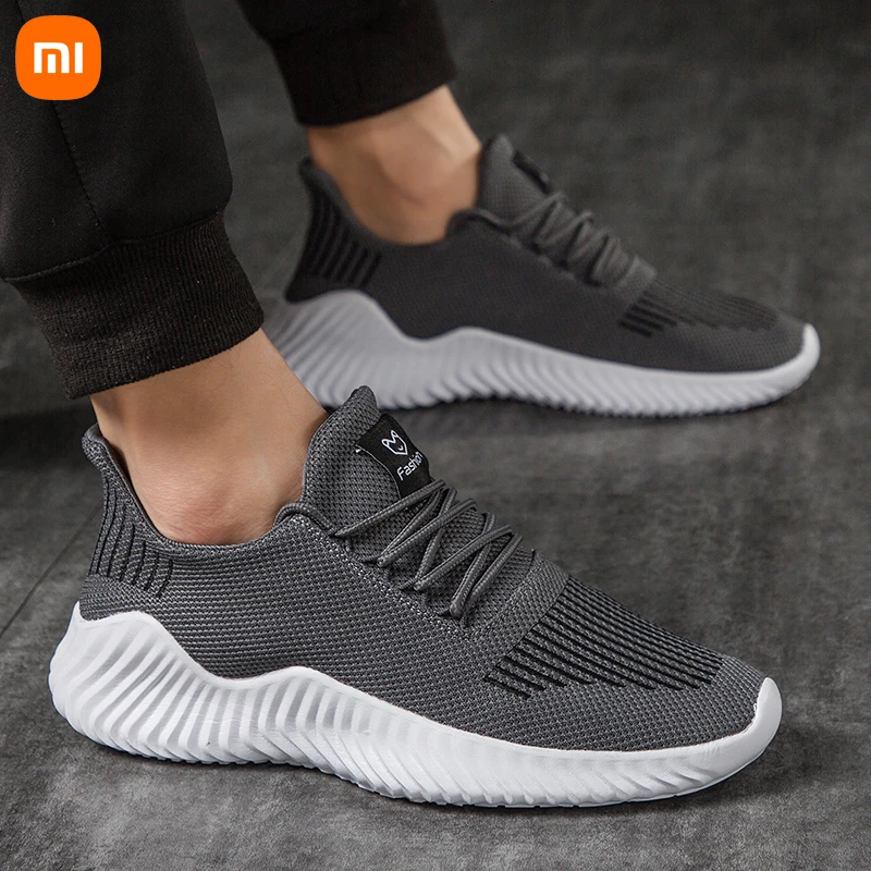 New Xiaomi Shoes Men High Quality Male Sneakers Breathable White Fashion Gym Casual Light Walking Plus Size Footwear Spring Hot