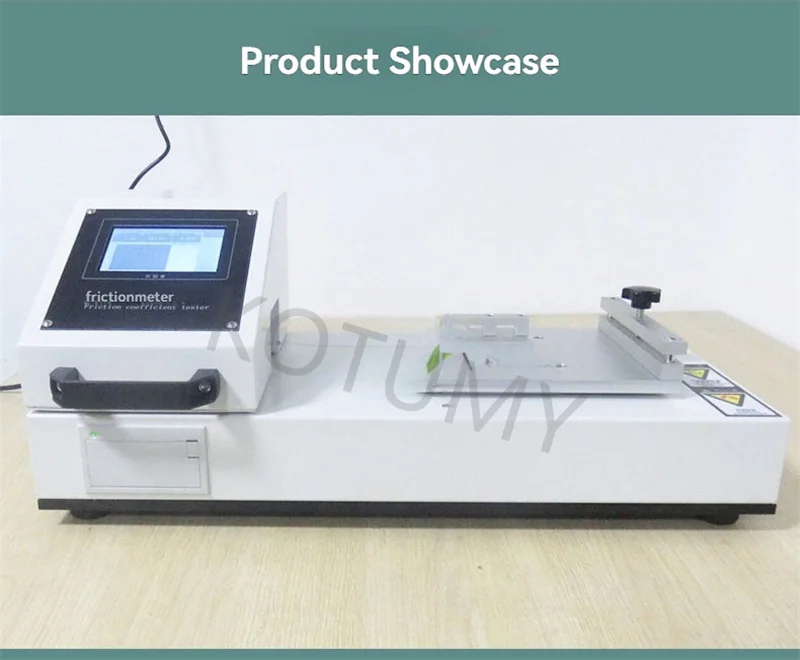 QL-MC01 Friction Coefficient Tester Stable For Packaging Film Paper Surface Test Factory Production Line Quality Control Jobs