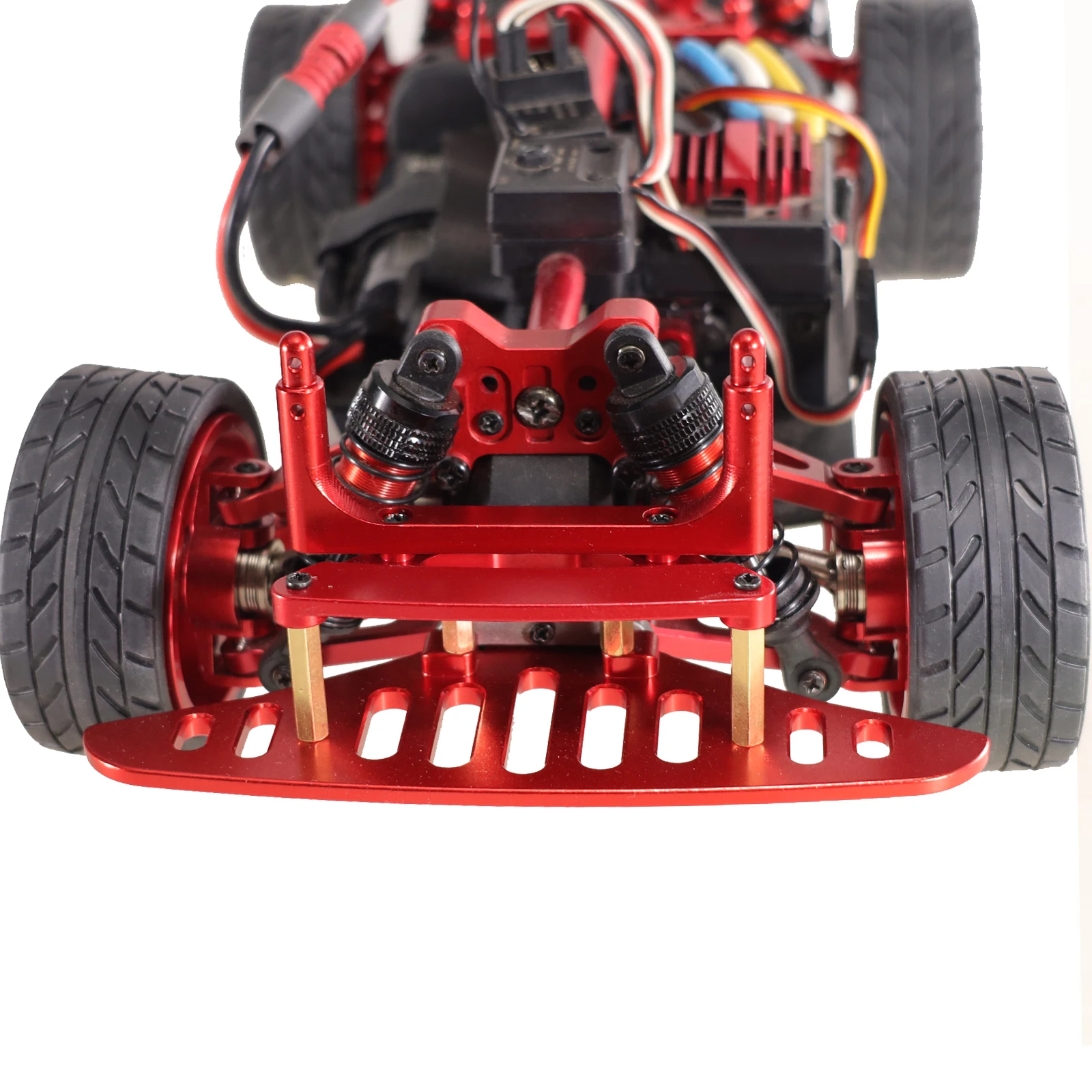 Peças de fixação de pilar de carro frontal de metal para colisão frontal mjx hype go 14301 14302 14303 1/14rc acessórios de atualização de carro