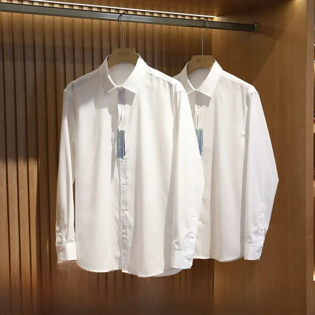 

Итальянская роскошь! Тонкий, как крыло цикады! Кабинет 8K! Мужская высококачественная льняная рубашка с длинным рукавом, обработанная жидким аммиаком, для весны и лета