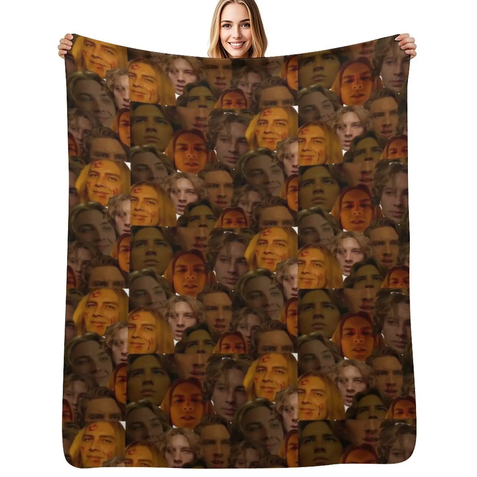 

Cody Fern as Michael Langdon Throw Blanket Weighted Retros Bed linens for babies Blankets