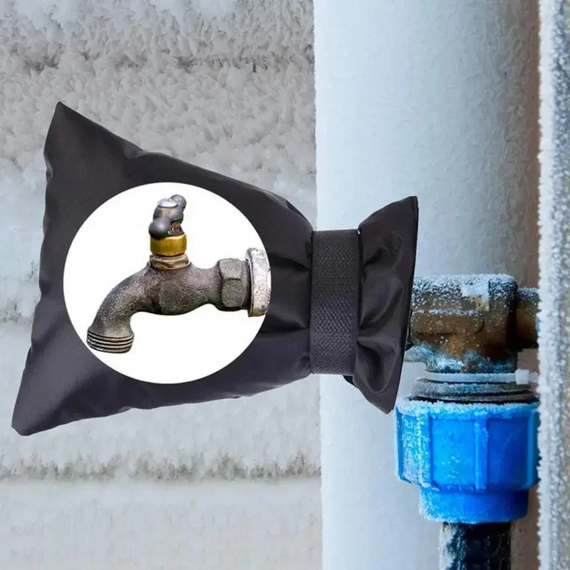 1PC  Winter Outdoor Garden Faucet Cover Insulated Anti‑Freeze Tap Protector For Water Spigot Pipe Cold‑Season Weather Protection