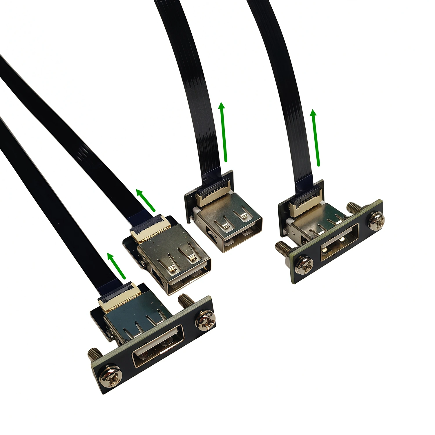 FFC 5cm-80cm USB2.0 Extension Ribbon Cable 90 FPV Slim Flat Soft flexible FPC charge FPV Brushless Handheld Gimbal monitor 10cm