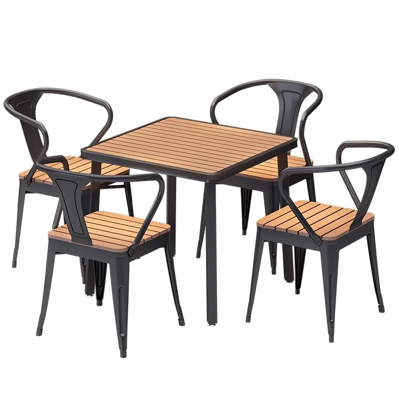 Водонепроницаемые уличные обеденные столы и стулья для баров, ресторанов, дворов, садов, балконов, наборов уличной мебели для бара