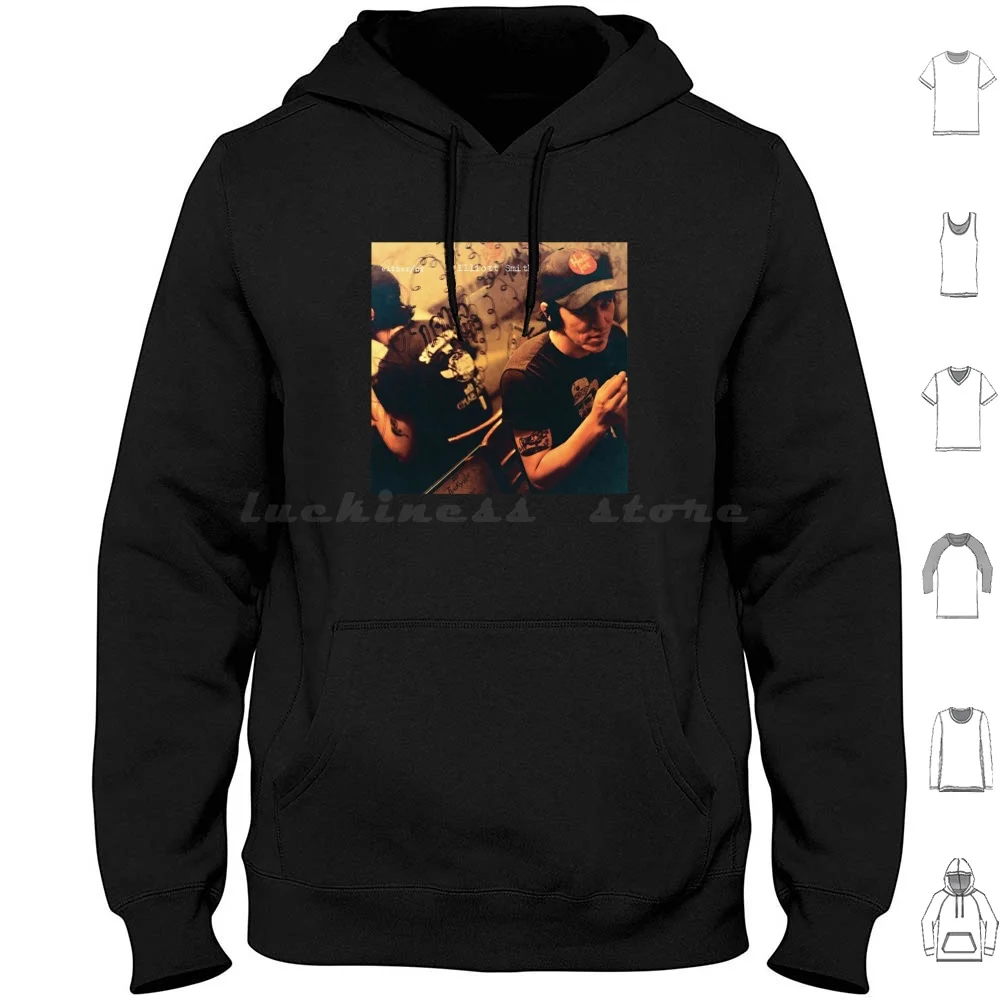 Elliott Smith-Either Or Album Cover Hoodie Cotton Long Sleeve Elliott Smith Elliott Figure 8 Smiths Music 8 Elliot