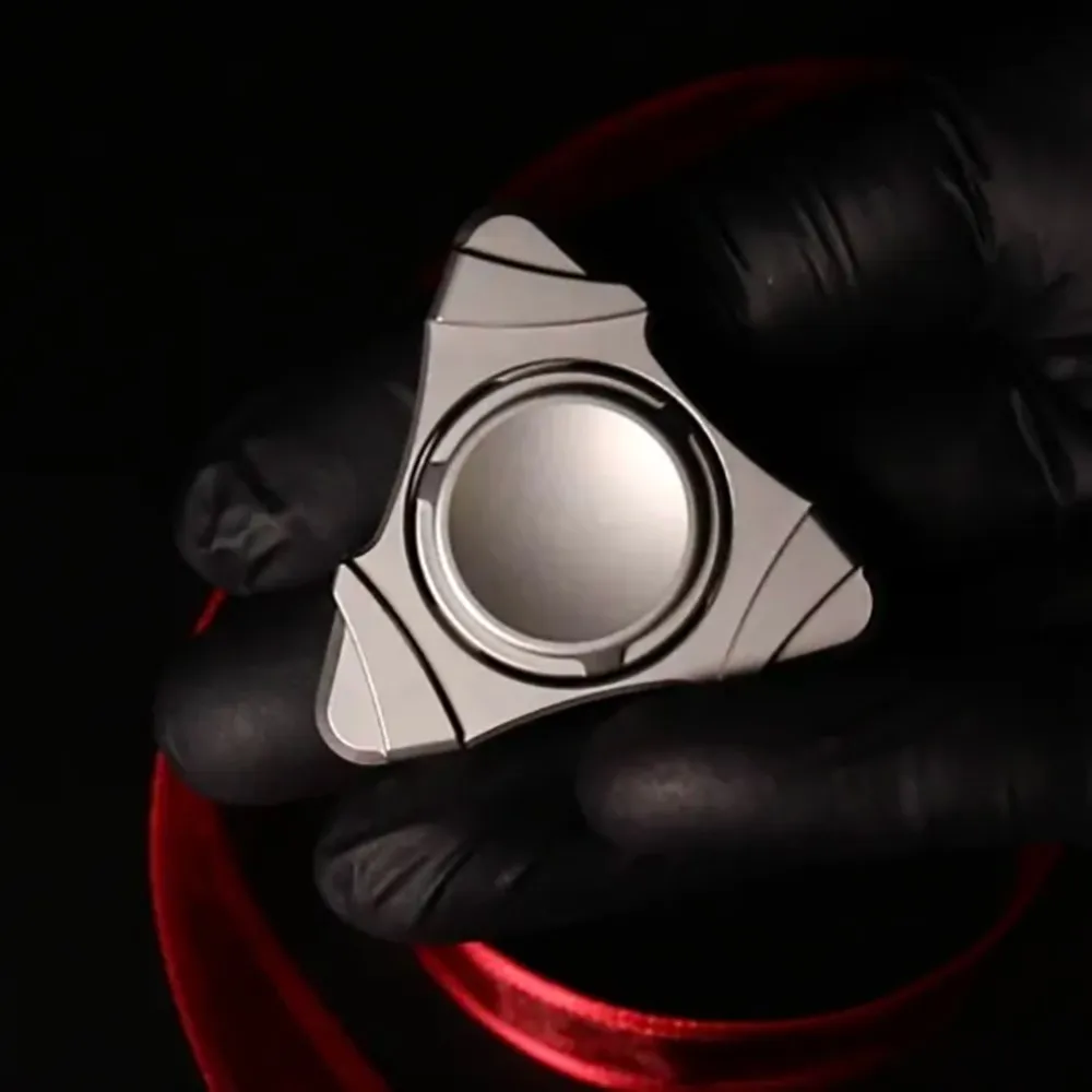 High Light EDC RIBBON Fidget Spinner Stress Relief Toy Fidget Toys For Adults Two-Bladed Fidget Spinner Anxiety Relief Gadgets