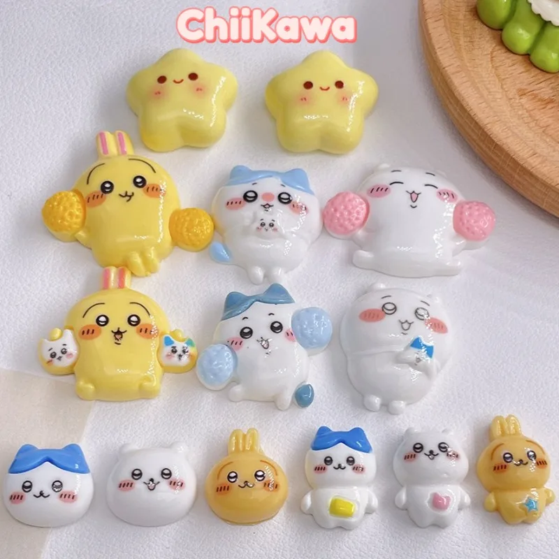 

Cartoon anime ChiiKawa resin patch Handmade DIY phone case, children's hair clip kawaii jewelry decorative accessory materials