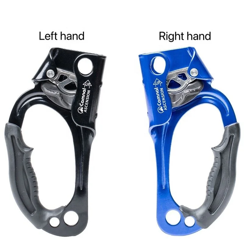 Climbing Ascender Climbing Device Left Hand Climbing Rope Handle Clamp for 8mm-13mm Rope Rock Climbing Equipment