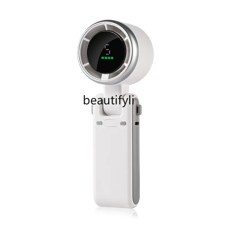 

High-speed handheld, mini portable folding neck violent turbo fan