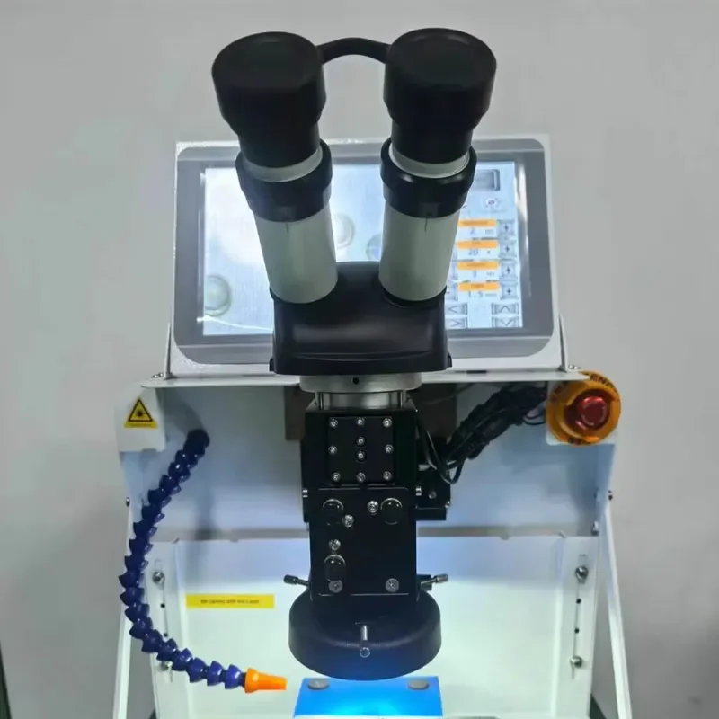 for YAG Laser Jewelry Welding Machine with Built-in CCD System and 10-inch Screen for Gold and Silver Small Desktop