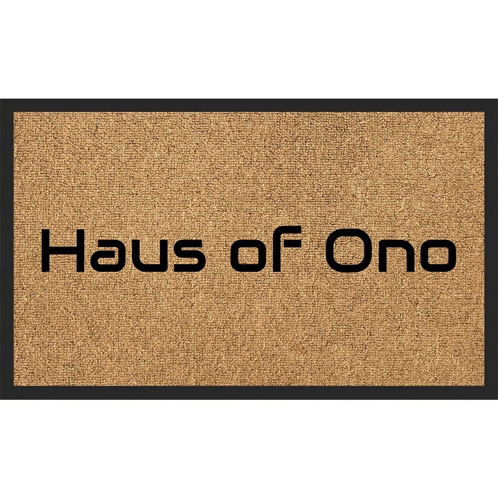 

Door Mat Haus of Ono Natural 2-Pack Doormat, 18”x30” Size, Easy to Clean Entry Mat, Beautiful Color