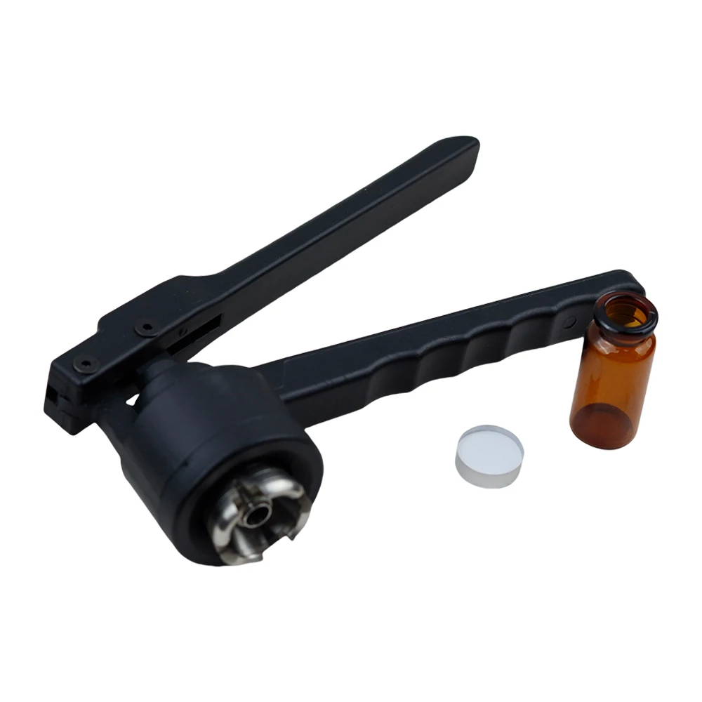 Glass Bottle Sealer Manual Vial Crimper Hand Sealing Pliers for Crimping 13mm Flip Off Caps for Aluminum Plastic Caps