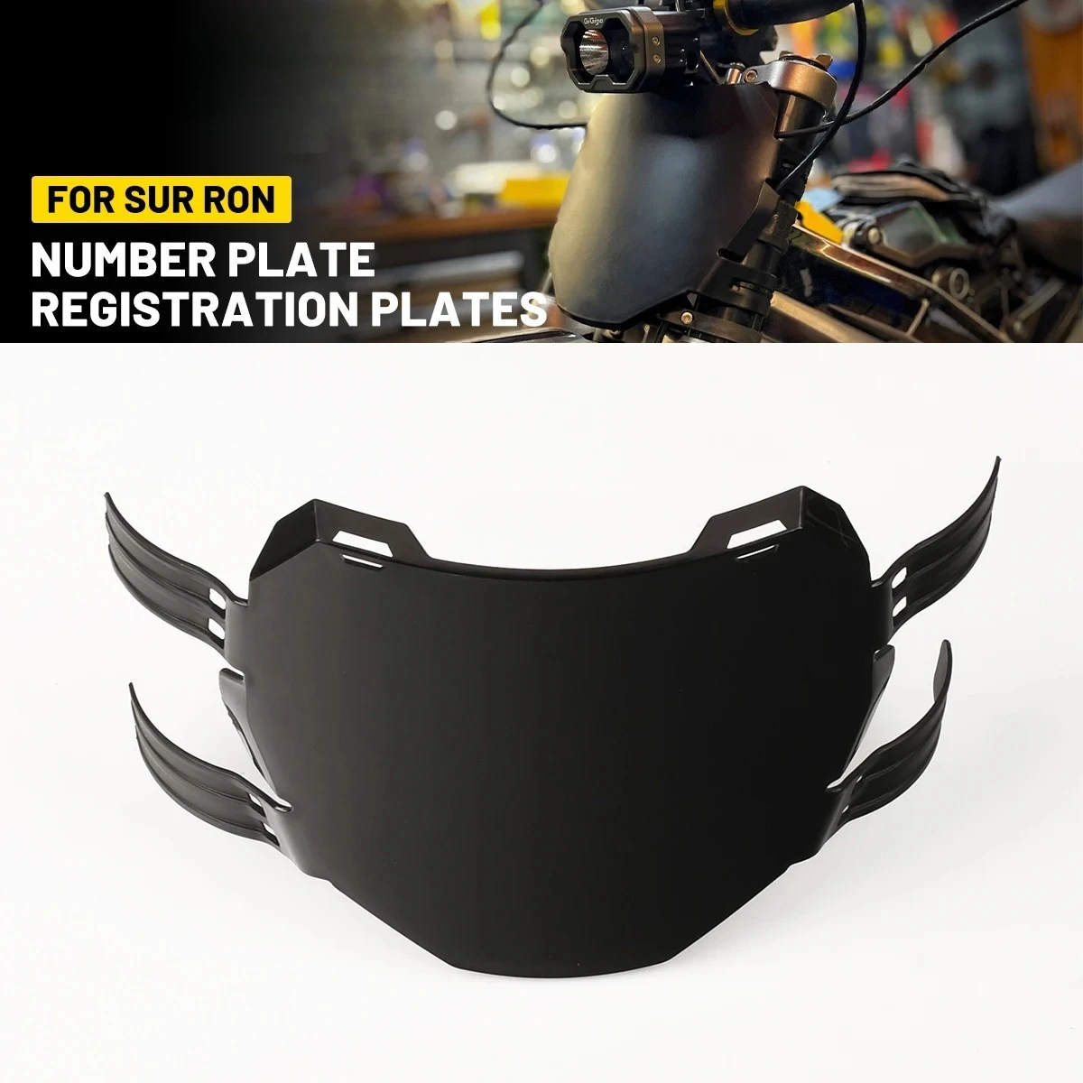 

Модифицированная передняя рамка номерного знака, лобовое стекло, доступное для Surron, подходит для аксессуаров Taralia для мотоциклов, мотоциклов