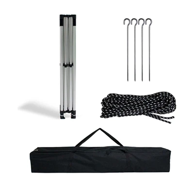 High quality tent accessories for heavy duty aluminum alloy folding rack for 4 corner outdoor exhibition tent