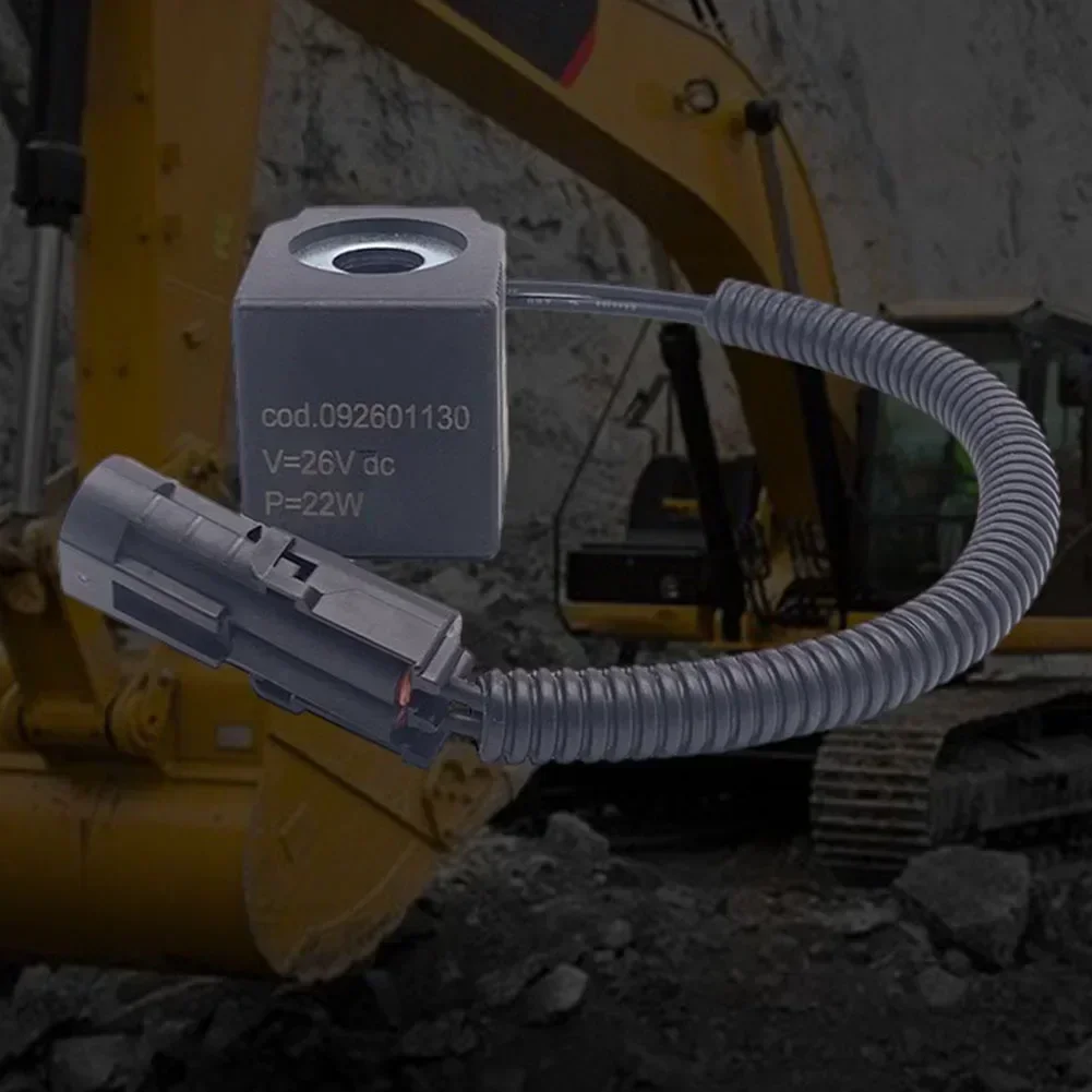 pilot-solenoid-valve-coil-for-excavator-use-with-for-sany-for-sy55-60-65-70-75c-8-9-10-models-12-24v-compatible-replacement