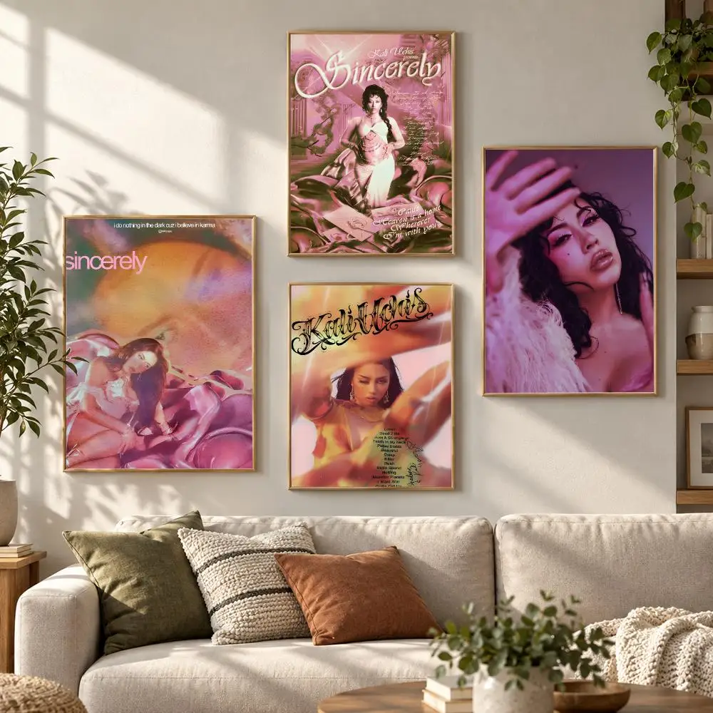 Rapper Singer K-Kali Uchis Poster HD Waterproof Aesthetic Wall For Home Decor Trendy Durable Easy To Apply Art