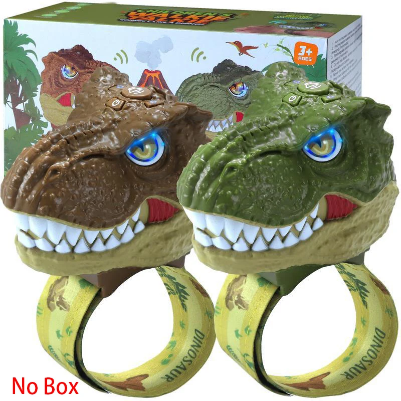 1 زوج الكرتون ديناصور رئيس اسلكية تخاطب الاطفال لعبة جهاز الاتصالات داخلي متعة في الهواء الطلق اللعب الأسرة الاتصالات التفاعلية