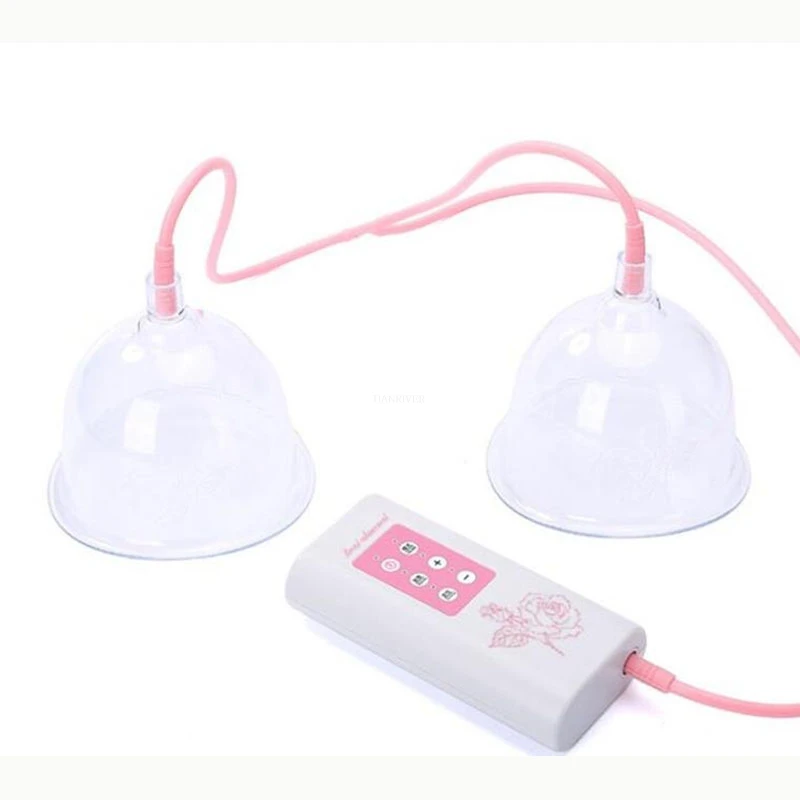 Portable Electric Breast Enlargement Device Vacuum Pump Cup Breast Massager Enhancing Cupping Machine Nipple Enlarge Instrument