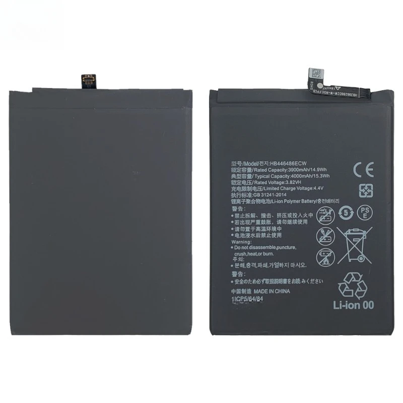 4000mAh for Huawei Honor 9X 9X Pro Enjoy 10 Plus Nova 5i Battery Model HB446486ECW