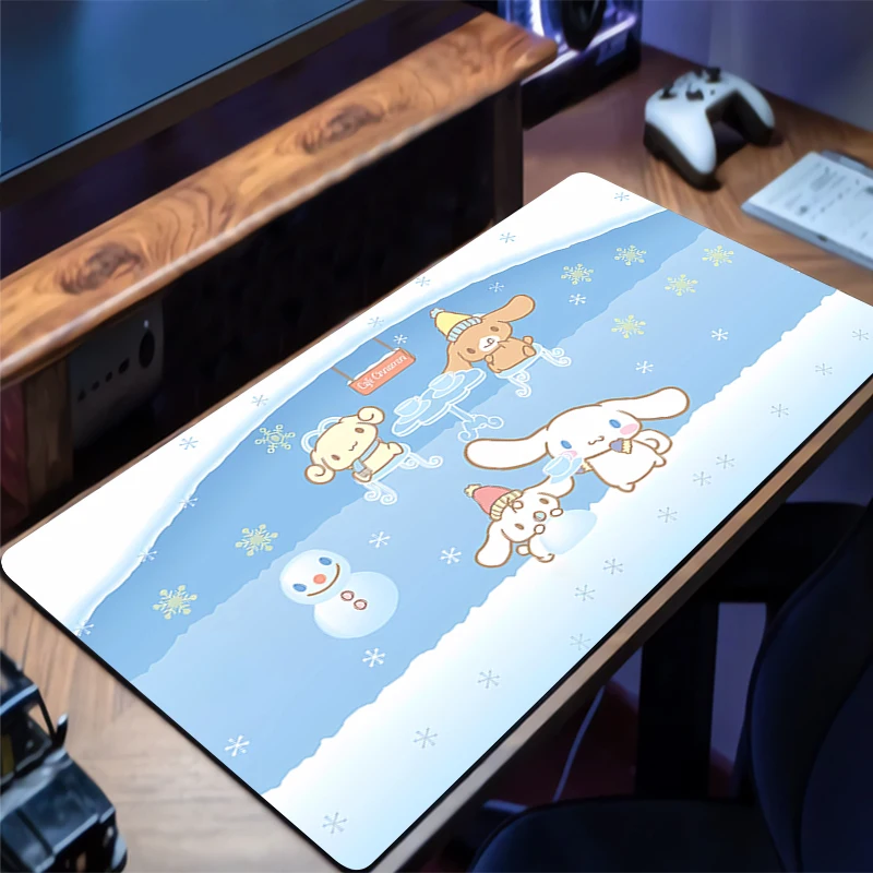 لوحة الماوس سينامورول المهنية مشغلات الألعاب الرياضية الإلكترونية سرعة XXL قفل حافة المطاط لعبة تمديد حصيرة مكتبية لوحة المفاتيح حصيرة لوحة المفاتيح #2