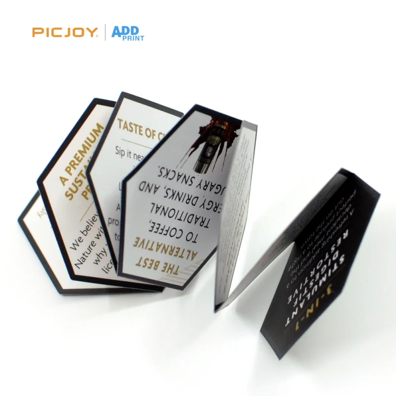 50 0.Zhang.Custom.Custom Hexagonal Honeycomb Fold Brochure Products High-Quality Printing Honey Packaging User Manual