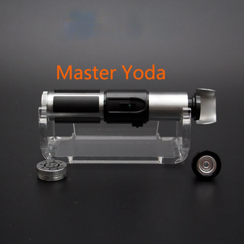 89saber Grand Master Yoda Neopixel Lightsaber Proffiev3 Board Smooth Swing 3/4 Inch Pixel Blade Metal Handle Cosplay Toys