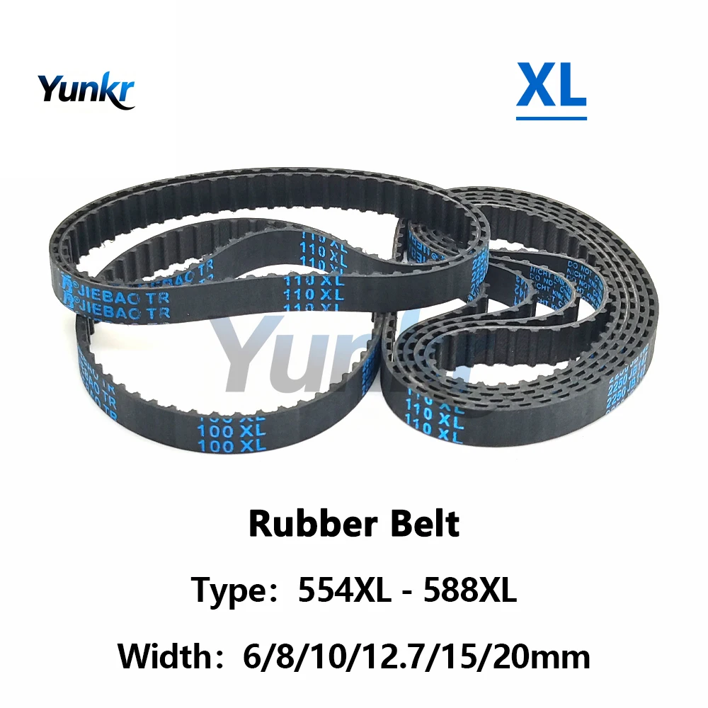 XL Synchronous Belt 554XL 558XL 560XL 564XL 566XL 570XL 572XL 574XL 576XL 580XL 582XL 584XL 586XL 588XL Rubber Close Timing Belt