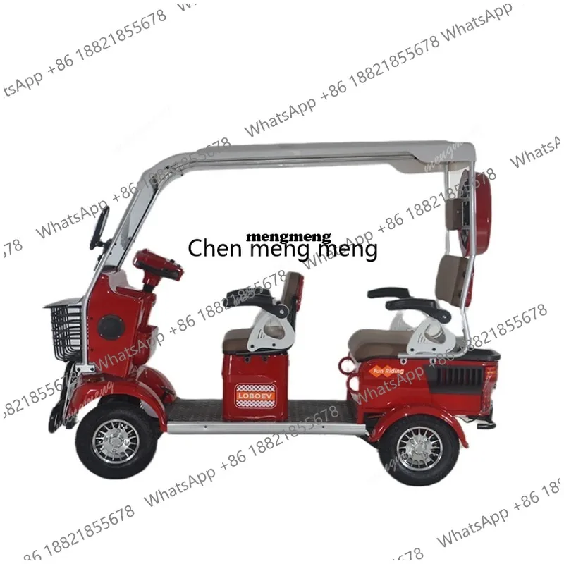 2024 New Arrival Golf Cart High End Custom Electric Four Wheel Vehicle Good Quality Electric Golf Cart for Passenger Red