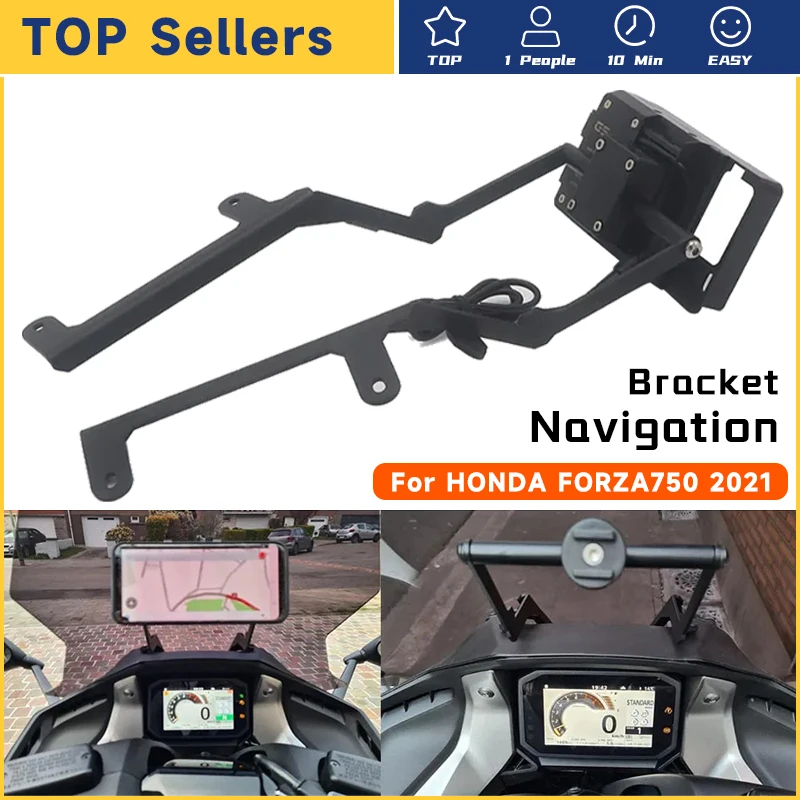 

Motorcycle Mobile Phone Navigation GPS Bracket Board For HONDA FORZA750 Forza 750 Motorbike Aluminum Accessories Support