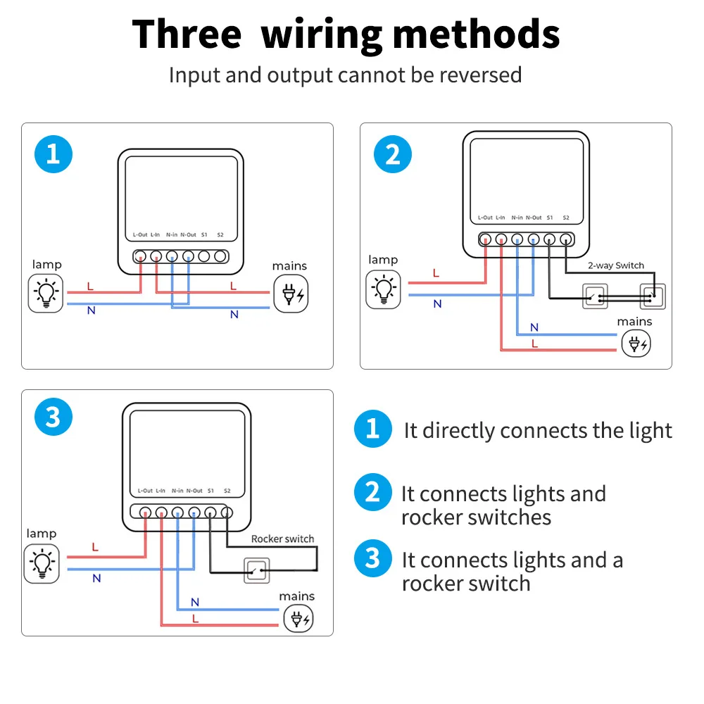 16A Tuya Smart WiFi Switch Support 2-Way DIY Switches Mini Smart Breaker Smart Life Control Support Alexa Google Alice image 5