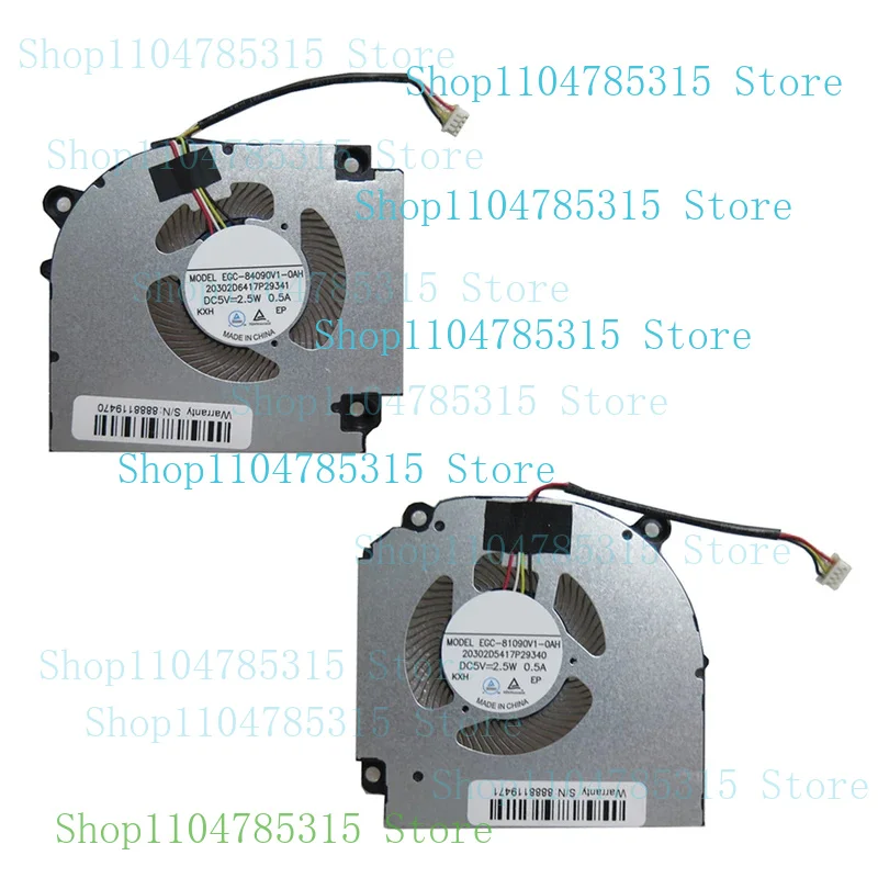 Laptop Fan EGC-81090V1-0AH 20302D5417P29340 EGC-84090V1-0AH 20302D6417P29341 DC5V 2.5W 0.5A New