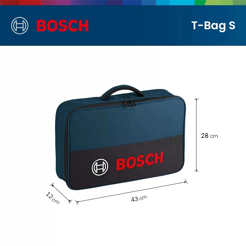 Imagem -02 - Bosch-t-bag para Eletricista Bolsa de Ferramentas de Lona Instalação Resistente ao Desgaste Portátil Ferramenta de Manutenção Especial Bolsa de Armazenamento