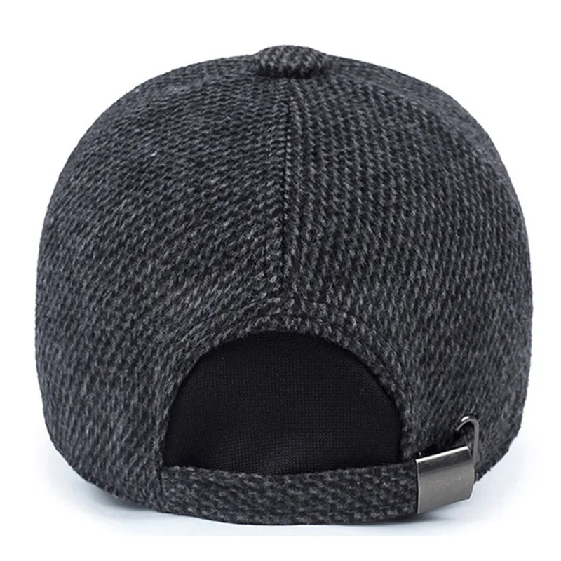 Autumn winter Men baseball Cap winter warm hat with ear thick winter Thicken hats Women hat Fashion wild Hip Hop hats gorras