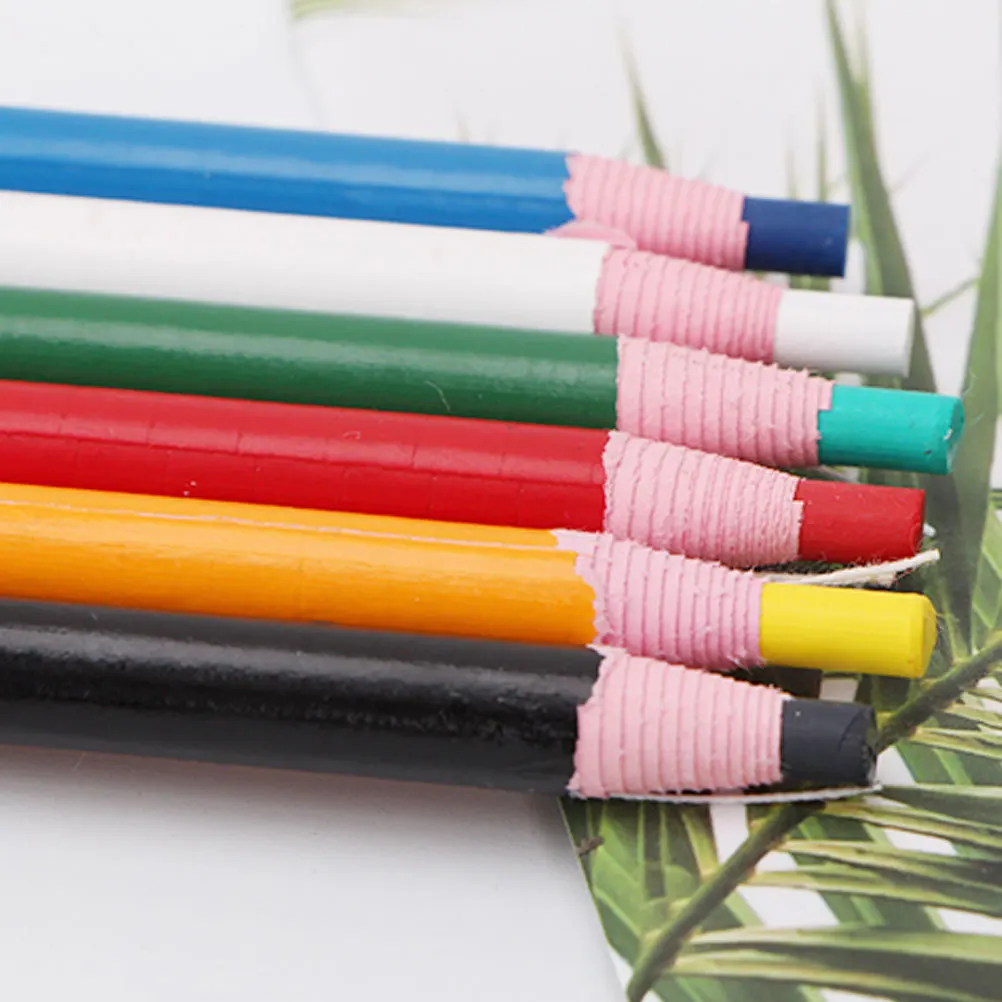 

12Pcs Colorful Peel-Off Pens No Sharpening Grease Pencils Tailoring Markers for Cloth Metal Wood Glass Pottery