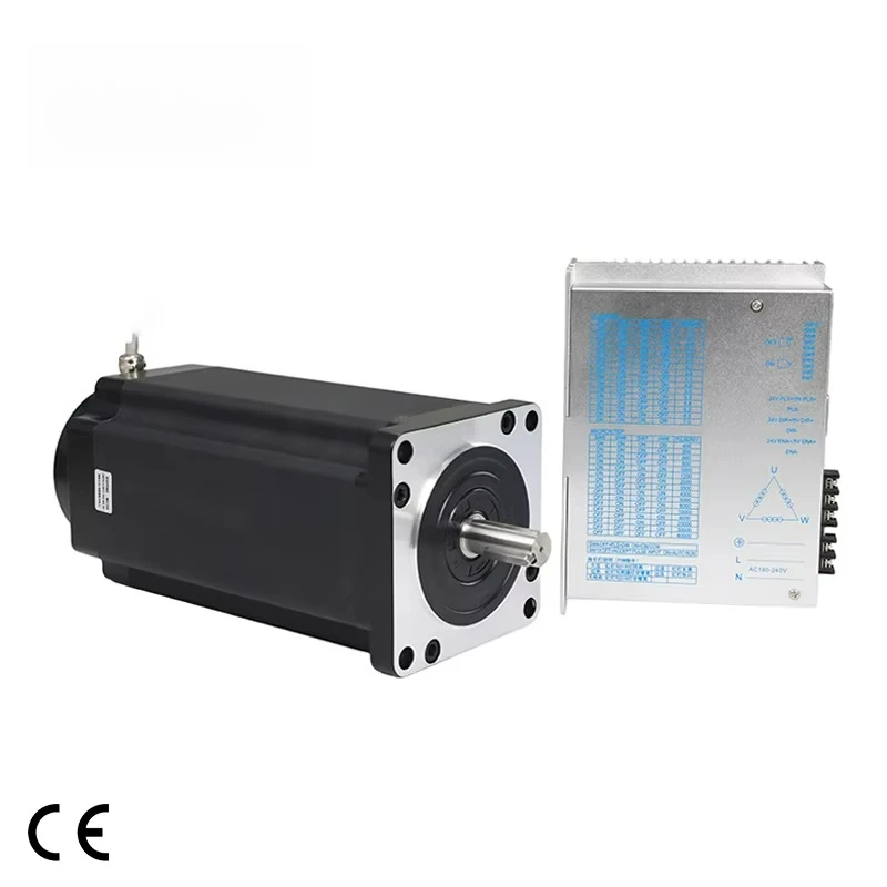 China Customized 36Nm High Torque 3 Phase Nema 52 130BYG350-250 Hybrid Stepper Motor 220V CE ROHS Certification EM Brand 1.2