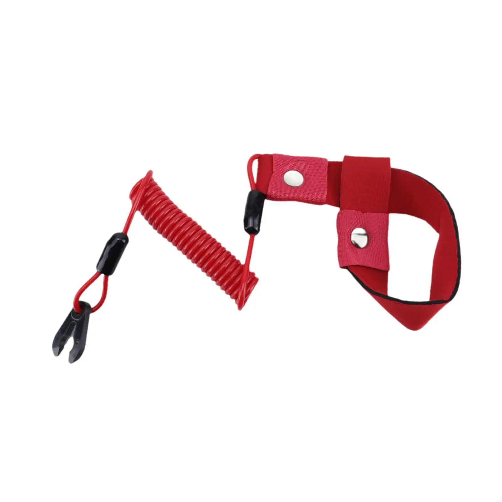 Boat Kill Switch Lanyard Wrist Straps Safe Harness Engine Cut Off Stop Tether Safe Cords for Marine Outboard Motor