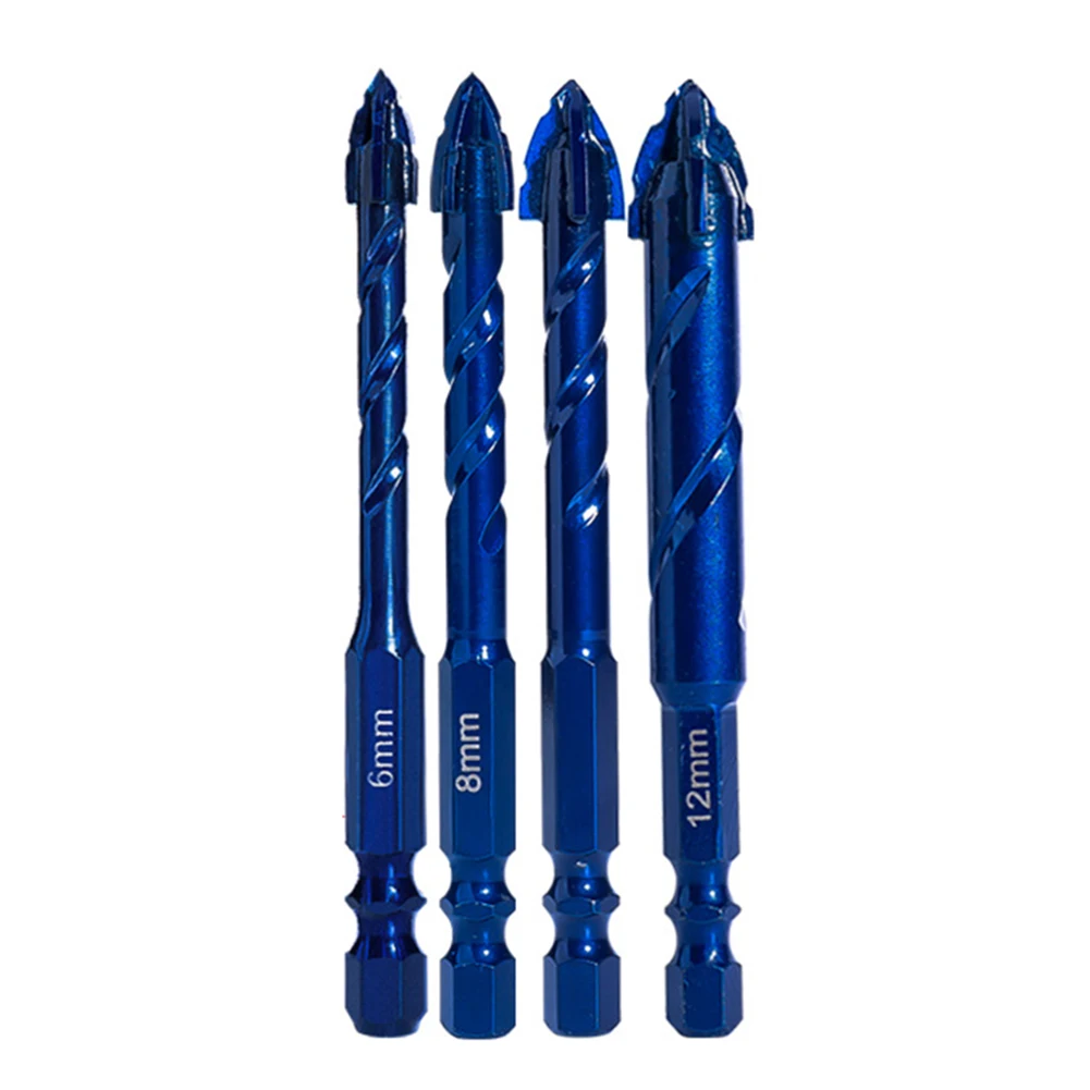 Carbide Drill Bit Eccentric Hole Cutter Wide Applicability Conventional Hex Shank Improves Performance No Slippage