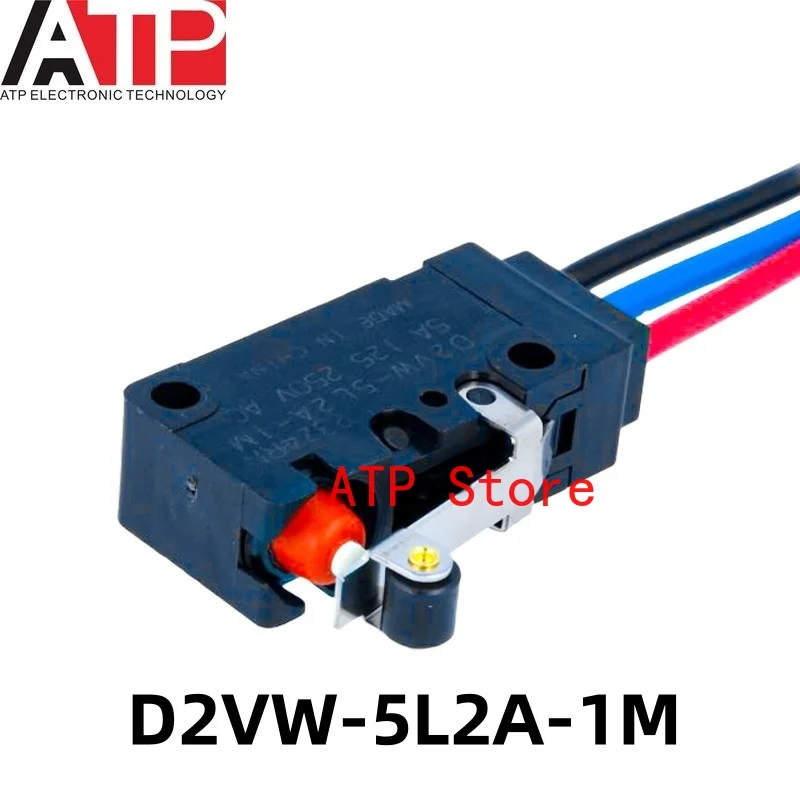 1PCS D2VW-5-1M D2VW-5L2-1M D2VW-5L2A-1M D2VW-5L1A-1M Z-15GW22-B Waterproof travel limit micro switch 100CM with wire 5A