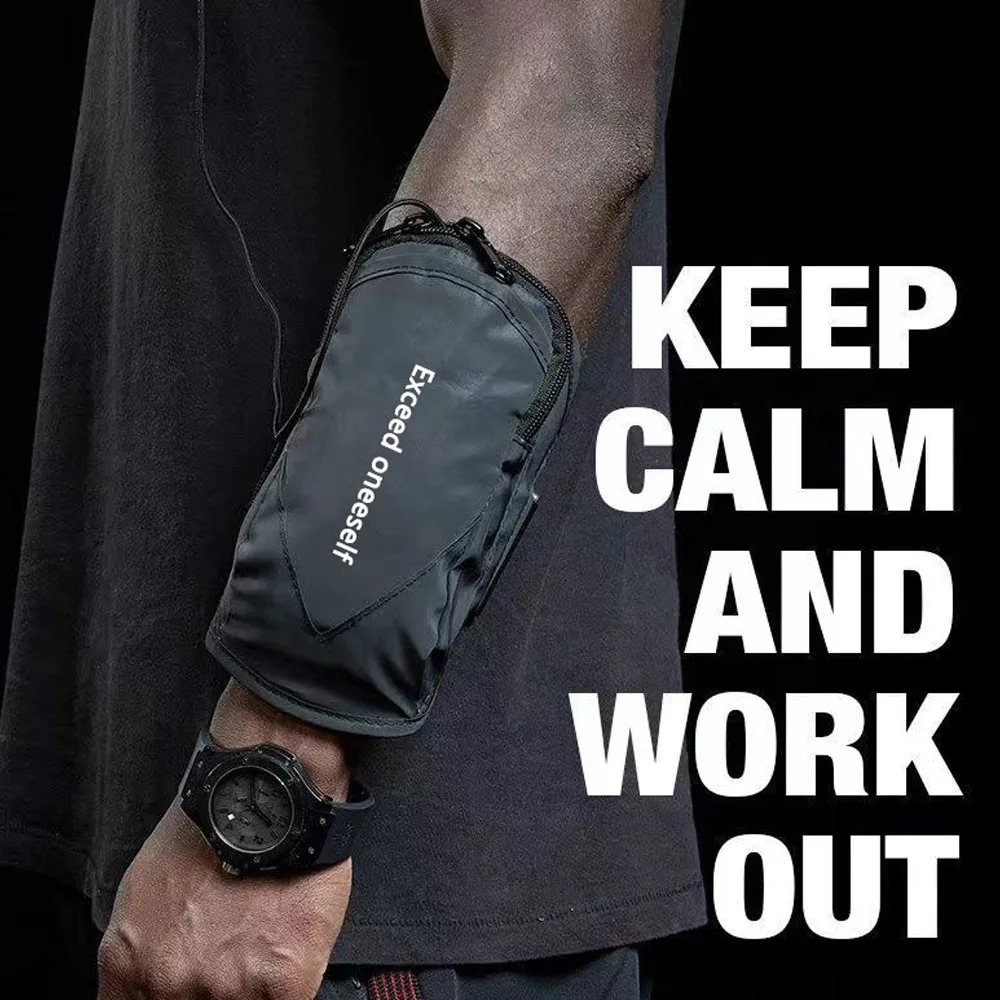 Outdoor Sports Mobile Phone Arm Bag, Running, Mountaineering, Fitness, Cycling Wrist and Arm Storage Bag