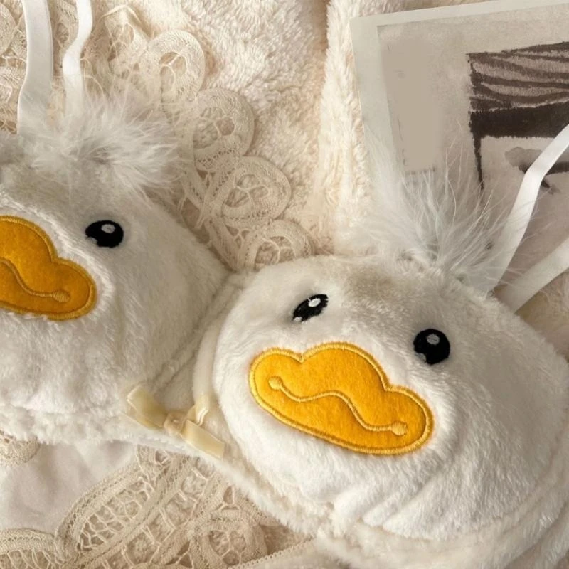 

Y5gc милый мультипликационный бюстгальтер из пушистого бюстгальтера и трусики японское аниме -косплей нижнее белье