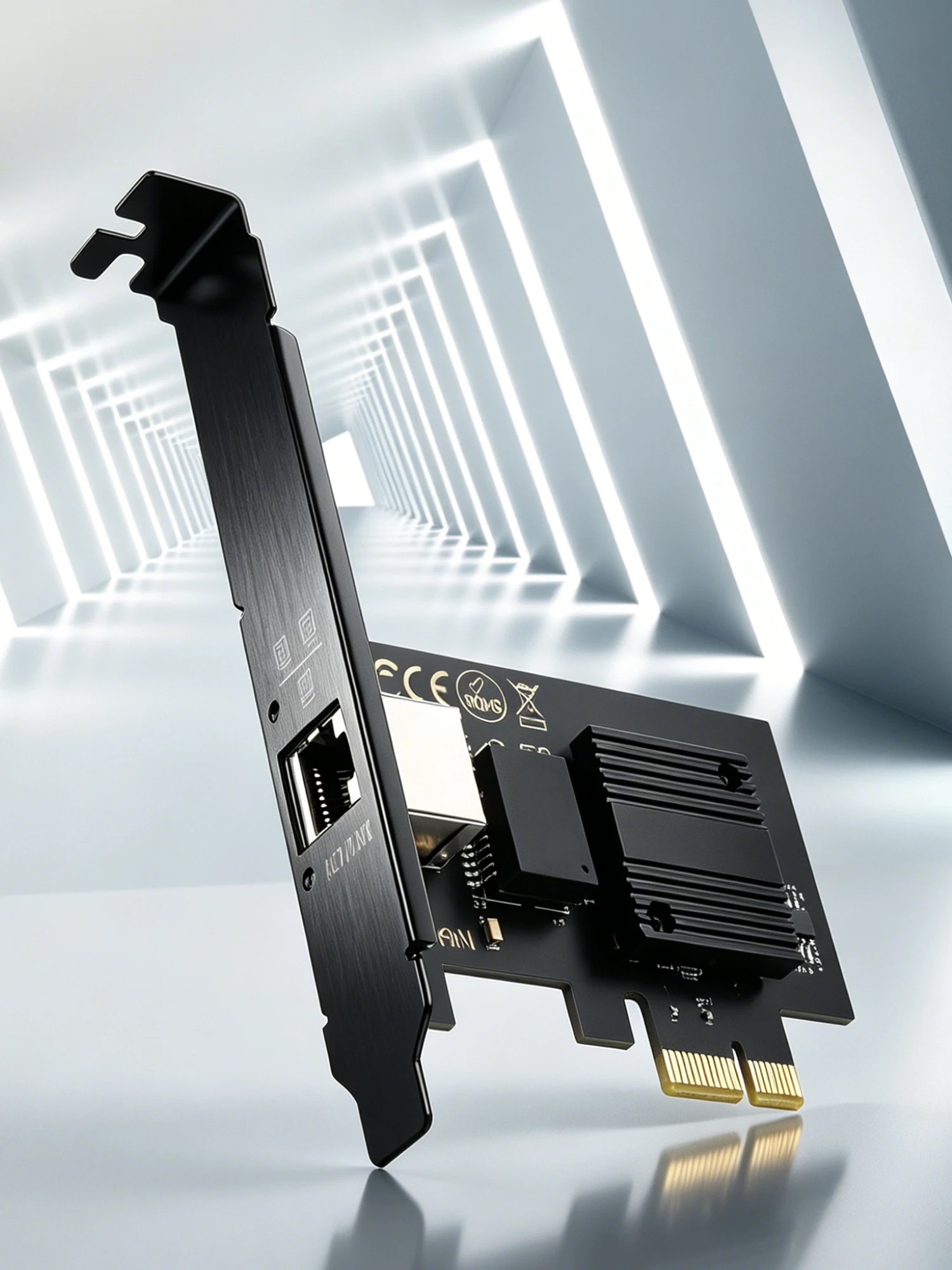 Karta sieciowa 2.5G Intel i226 PCIE na RJ45 100/1000/2500Mbps Interfejs RJ45 LAN Etherent Gigabit Adapter do komputera PC/komputera stacjonarnego dla Win — zdjęcie 2