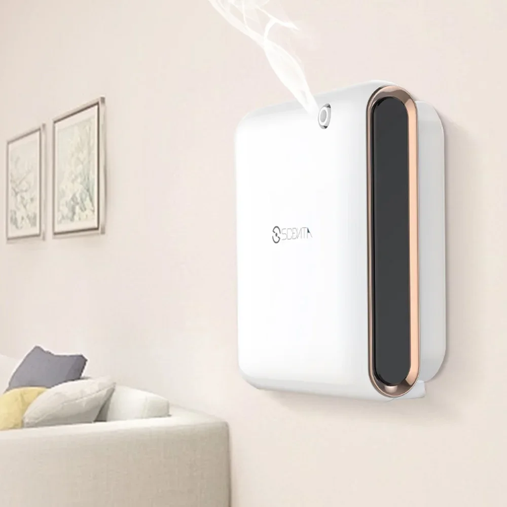 SCENTA Top Sale Electric USB Cordless Aroma Diffuser Machine,Wall Mounted Aromatherapy Nebulizer Essential Oil Diffuser