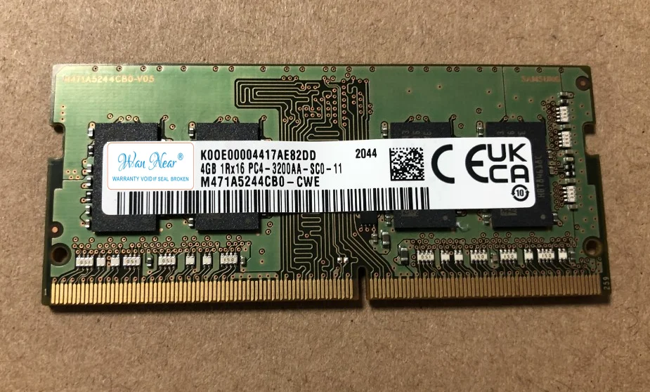 

For Notebook M471A5244CB0-CWE 4G 1RX16 PC4-3200AA-SC0-11 4GB