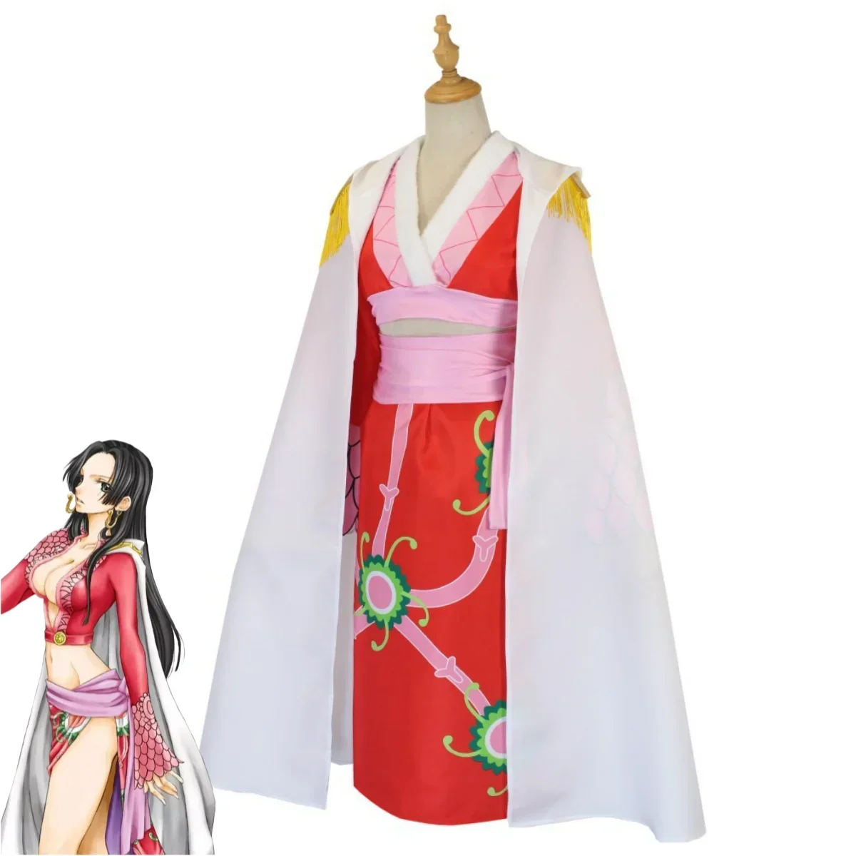 Anime Lily Seven Warlords of The Sea Boa·Hancock Cosplay Costume Halloween Empire Snake Clothes for Sexy Woman Suit Wig