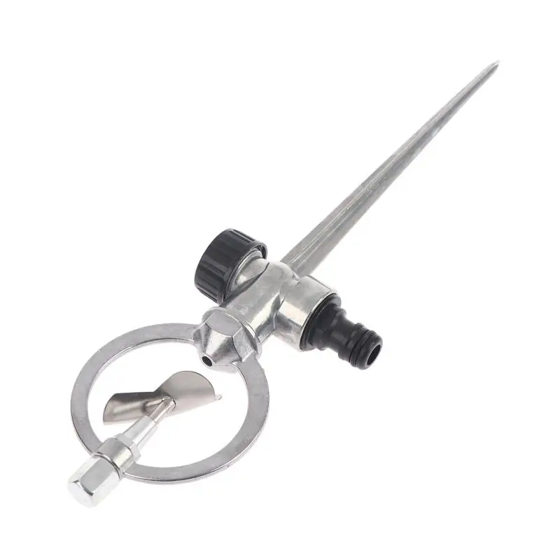 ~1/2'' Aluminum Alloy Butterfly Head Irrigation Sprinkler 360° Rotary Garden Lawn Field Landscape Agricultural Greenhouse Nozzl
