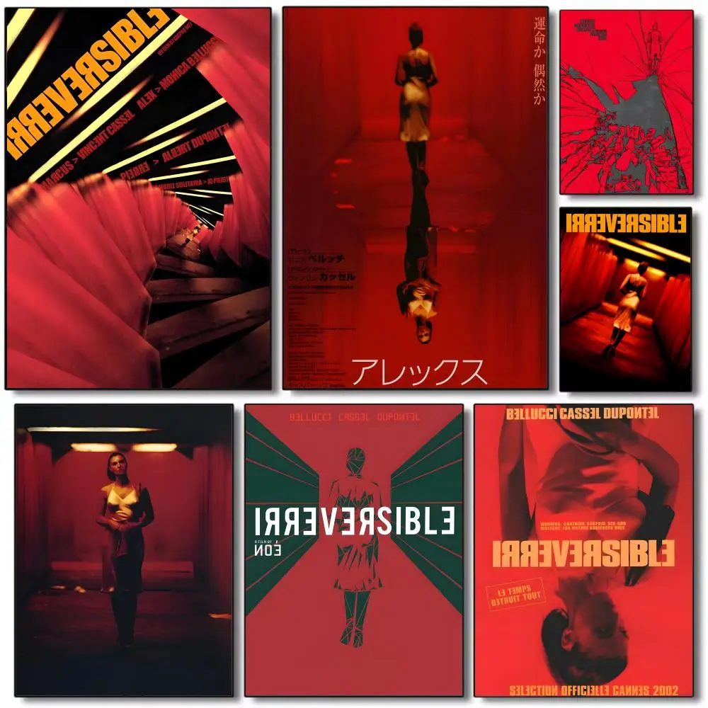 Irreversible Poster, HD-Kunst, selbstklebende Wanddekoration, wasserfest, für Zuhause, Wohnzimmer, Schlafzimmer, Bar, ästhetische Dekoration