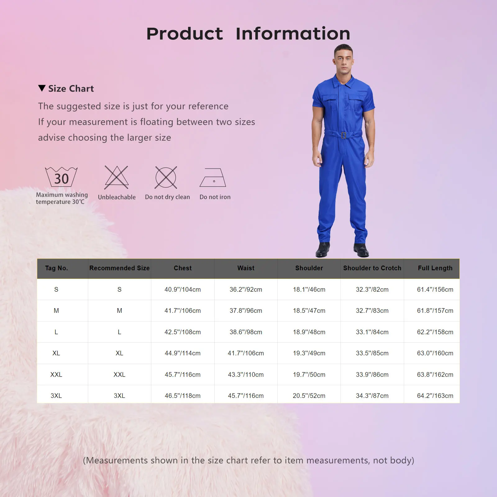 Mens Women Overalls Wear Resistant Coverall with Belt Short Sleeve Multiple Pockets Overalls Jumpsuit Dungarees Workshop Uniform