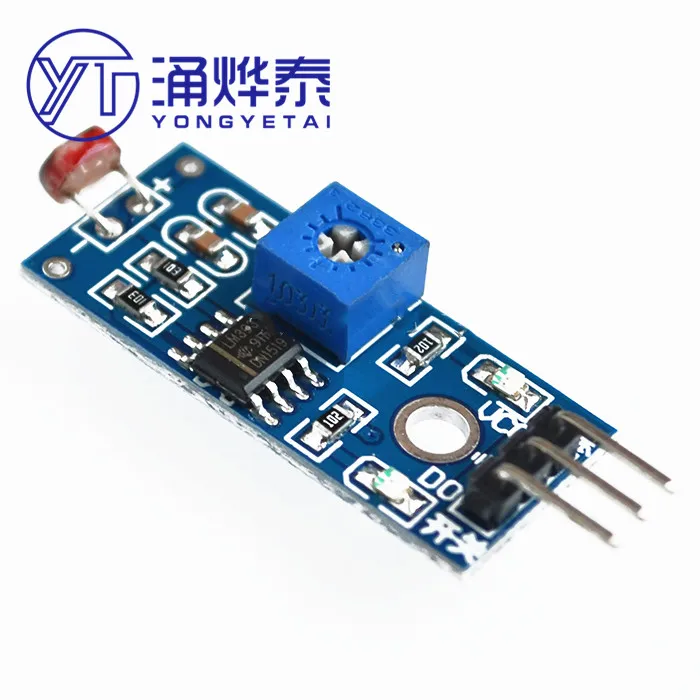 YYT 1PCS 3-Wire Photoresistor Sensor Module for Light Detection
